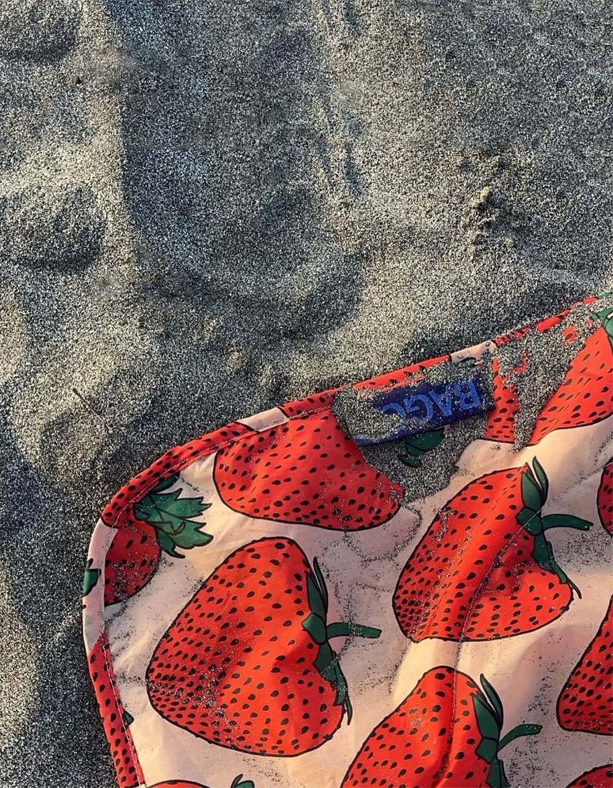 Puffy Picnic Blanket - Strawberry