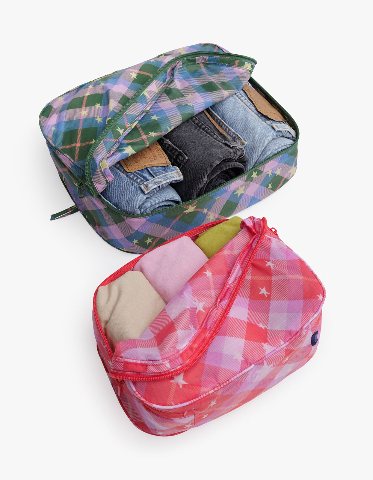 Packing Cube Set - Star Plaid
