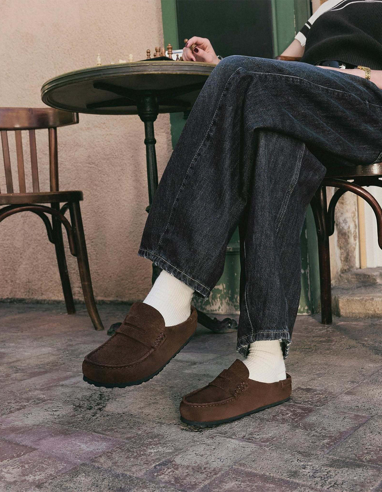 Womens Naples Wrapped Suede - Carafe