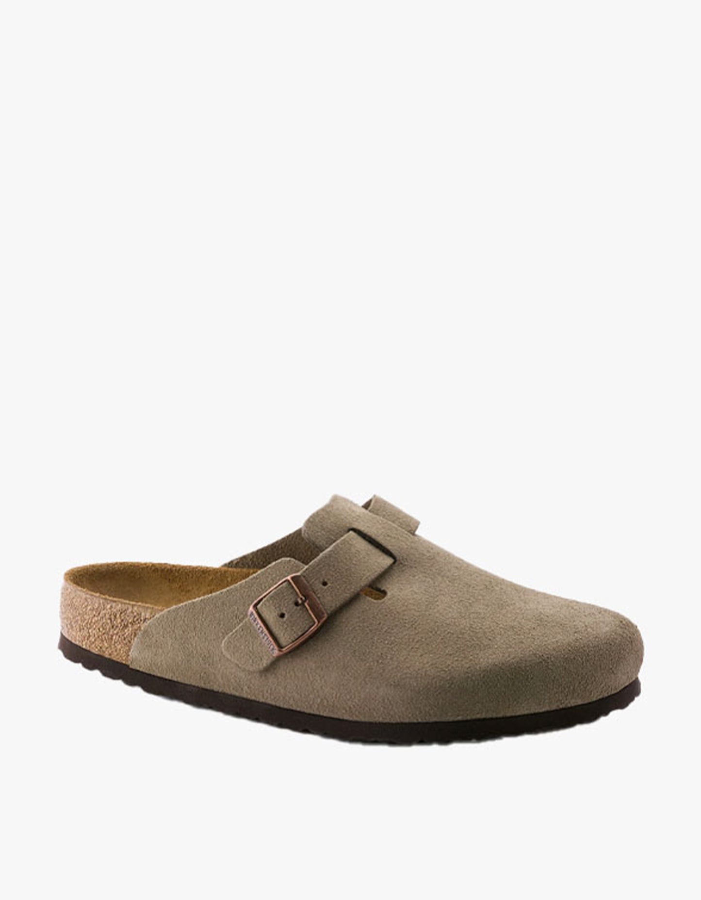 Womens Boston Suede Leather - Taupe