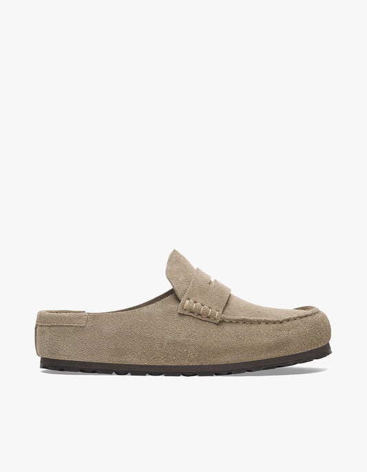 Womens Naples Wrapped Suede - Taupe
