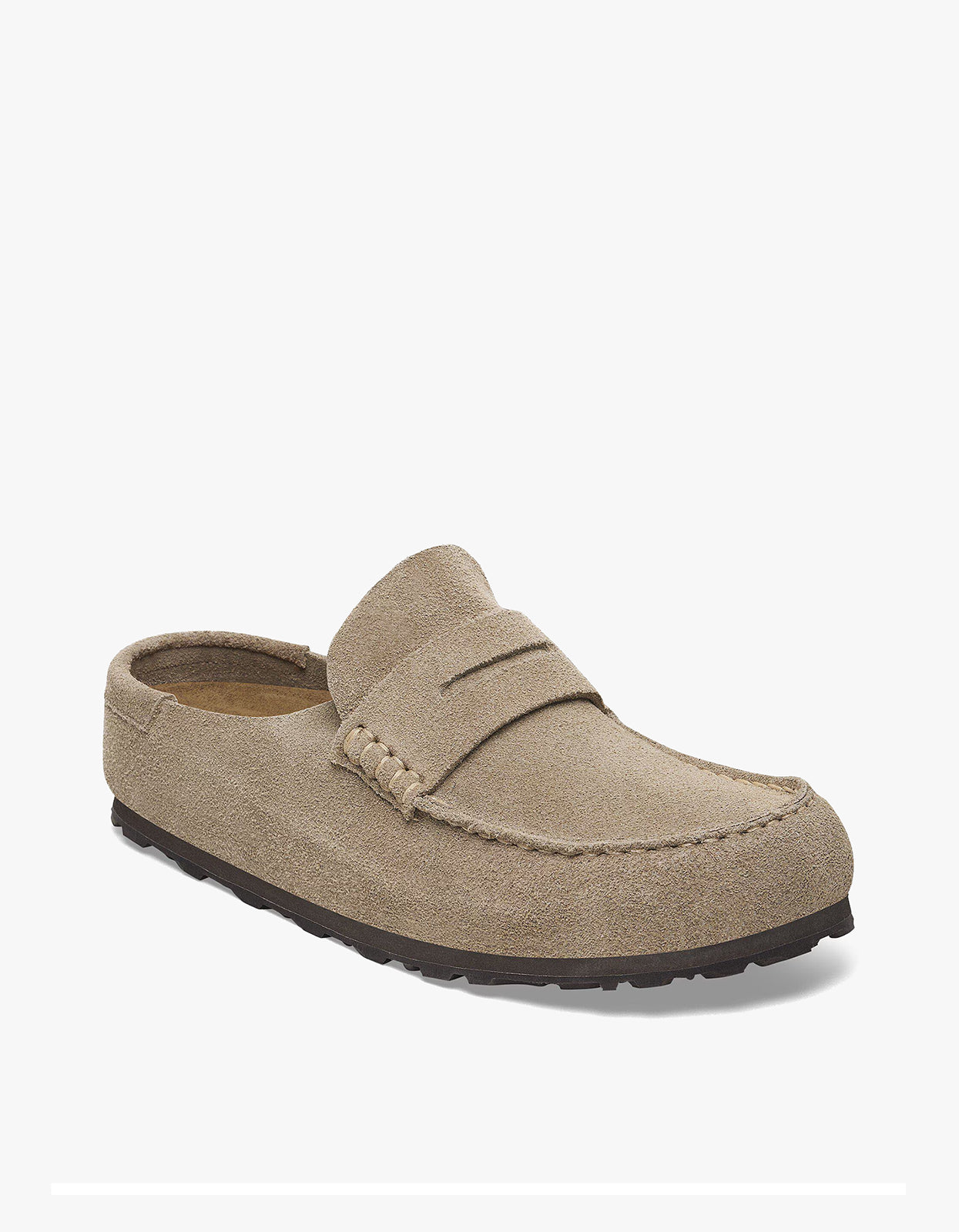 Womens Naples Wrapped Suede - Taupe