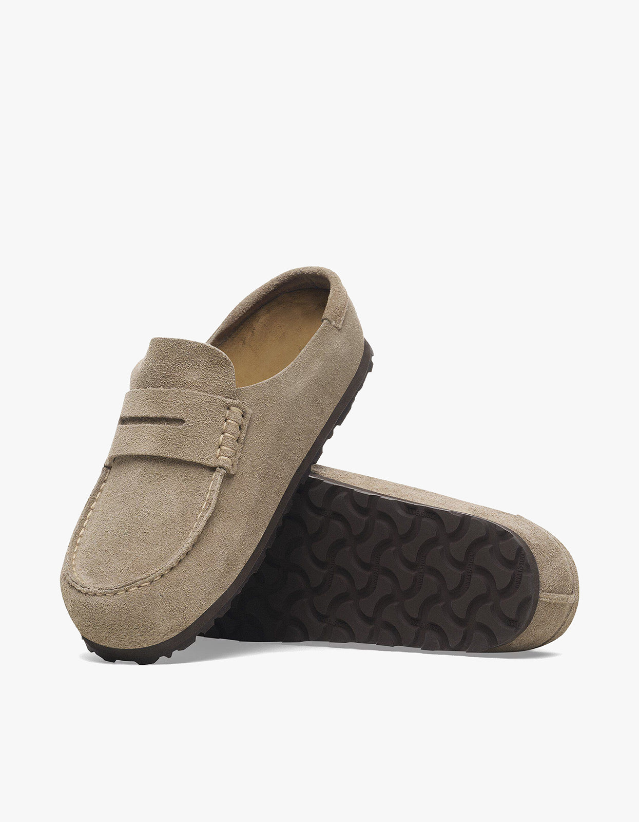 Womens Naples Wrapped Suede - Taupe