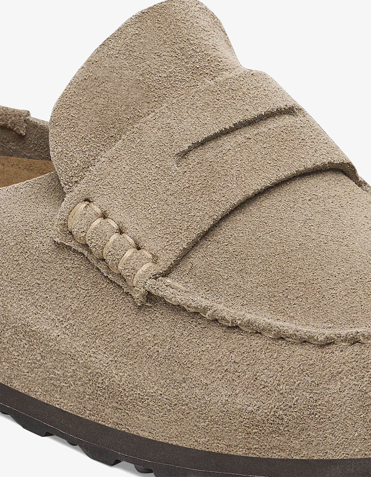 Womens Naples Wrapped Suede - Taupe