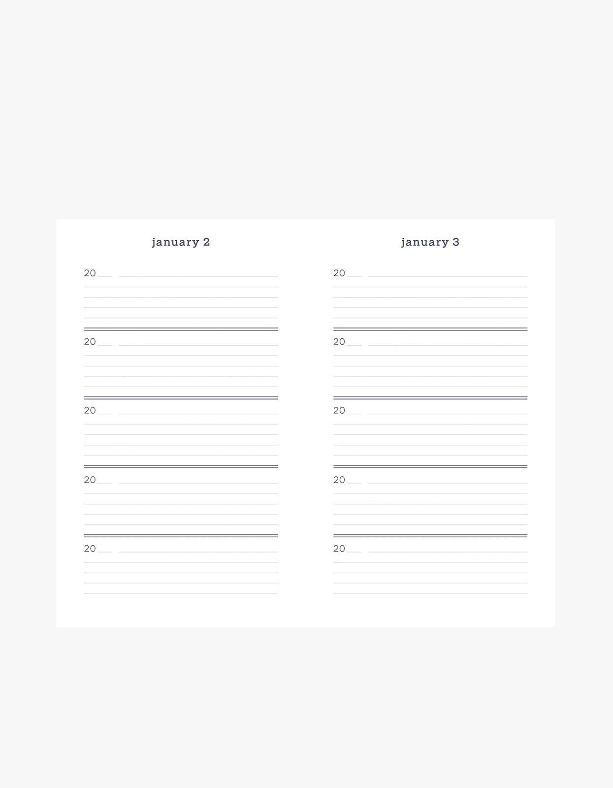 Marimekko One Line A Day Book - Red Unikko