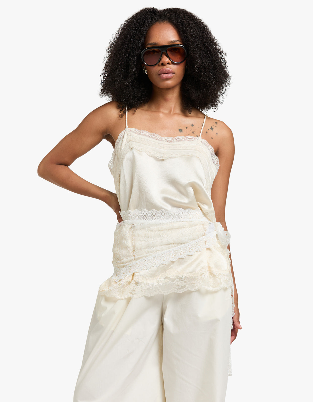 Juni Belt Skirt - White