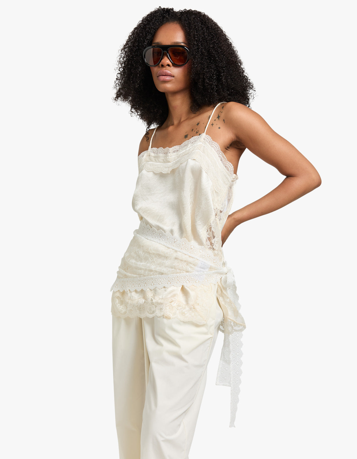 Juni Belt Skirt - White