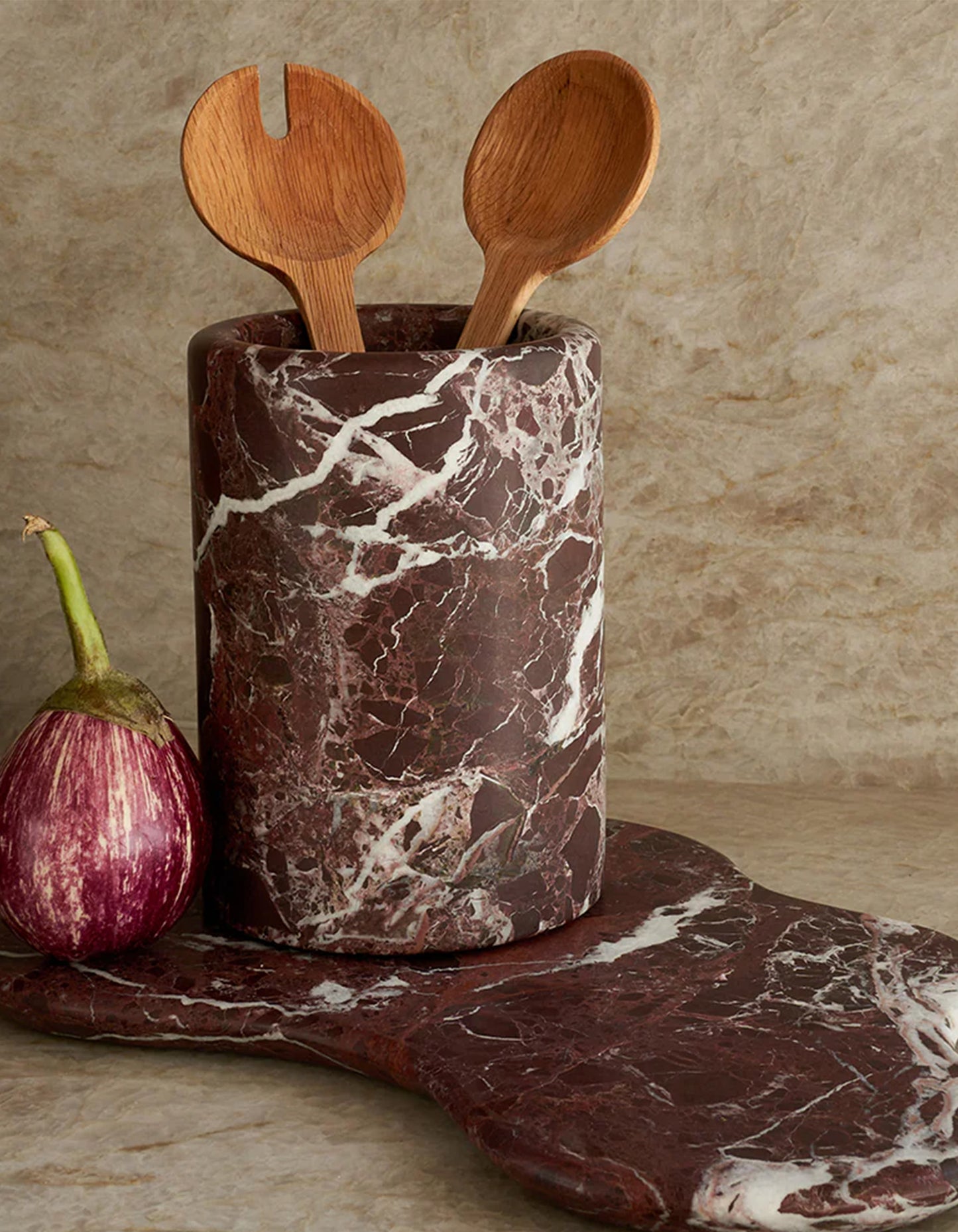 Oasis Wine & Champagne Marble Cooler - Rosso Levanto