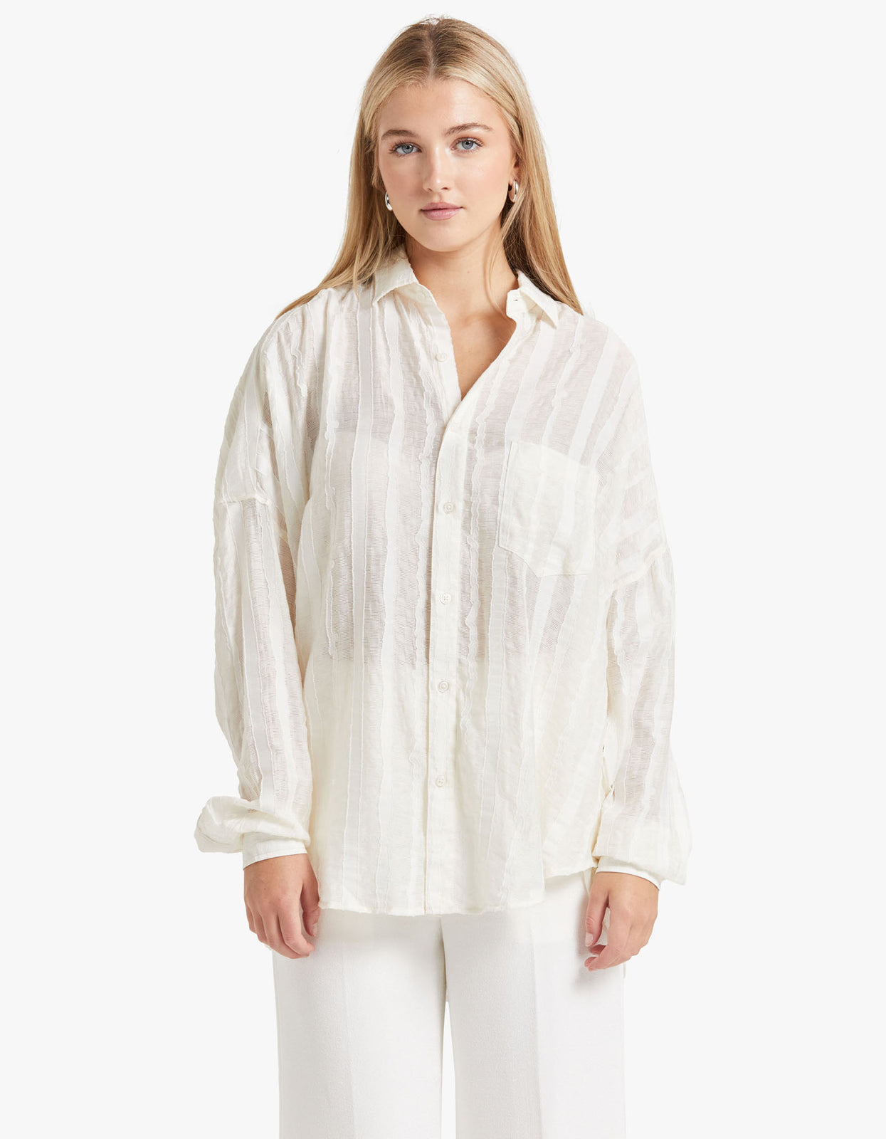 Superette | Micola Longsleeve Shirt - White