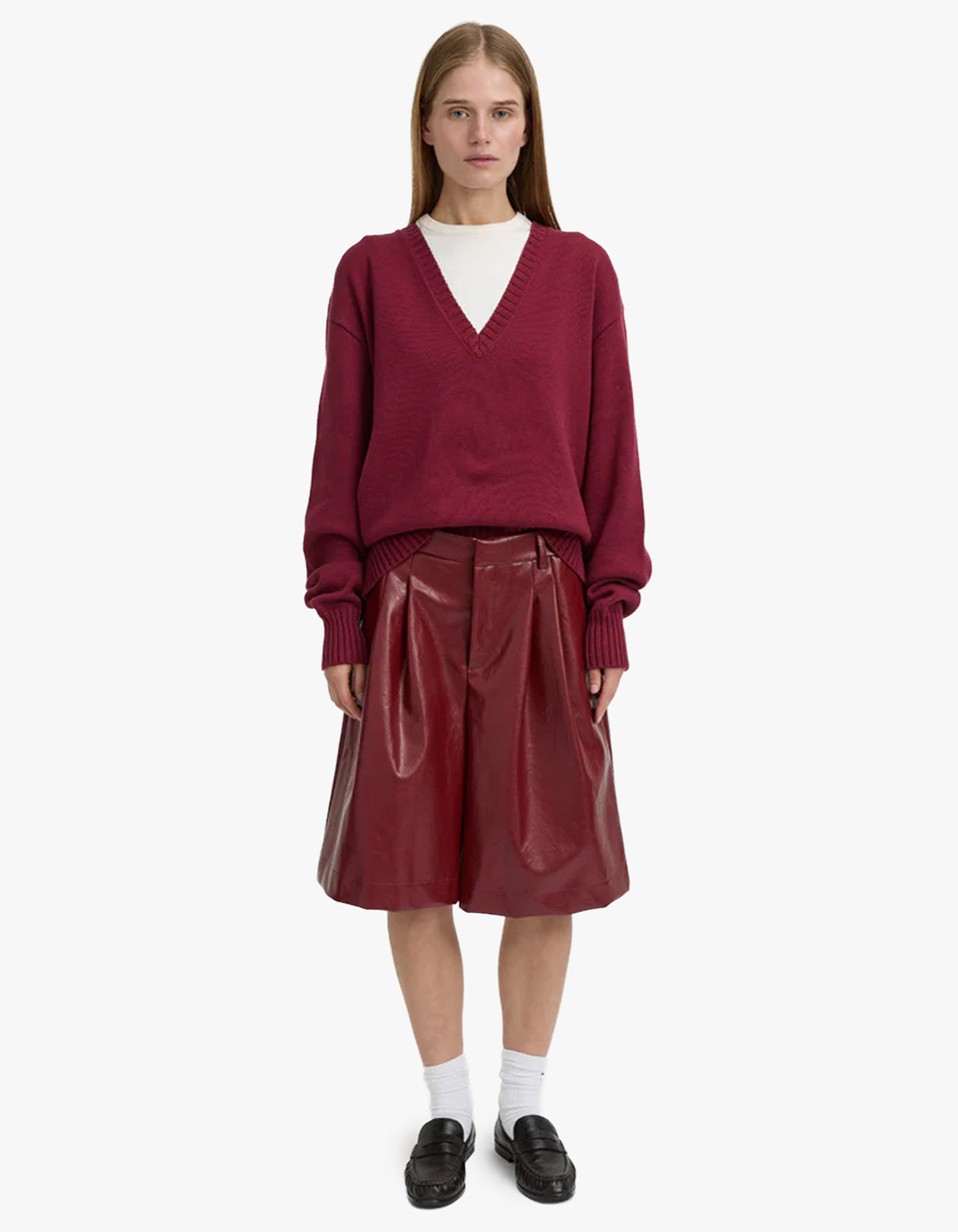 Elowen Sweater - Burgundy