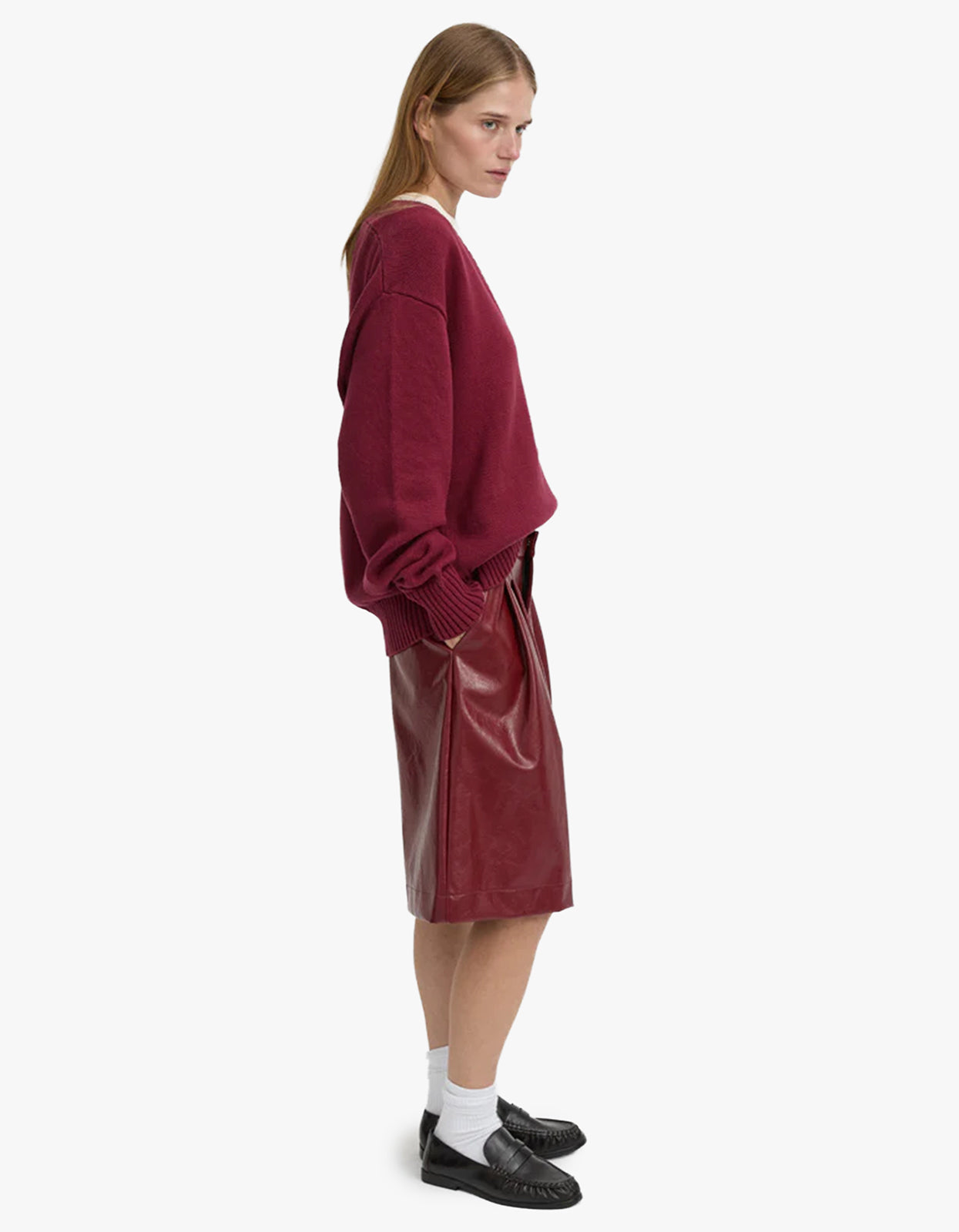 Elowen Sweater - Burgundy