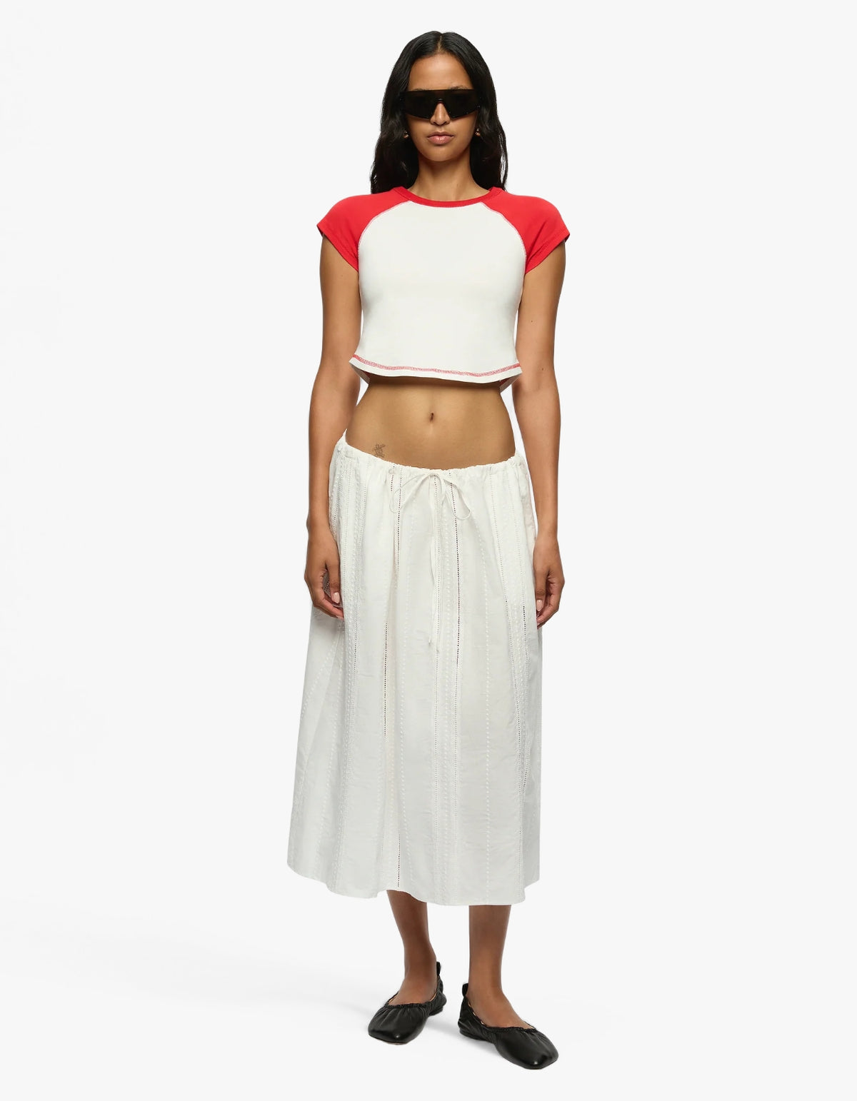 Alba Skirt - White