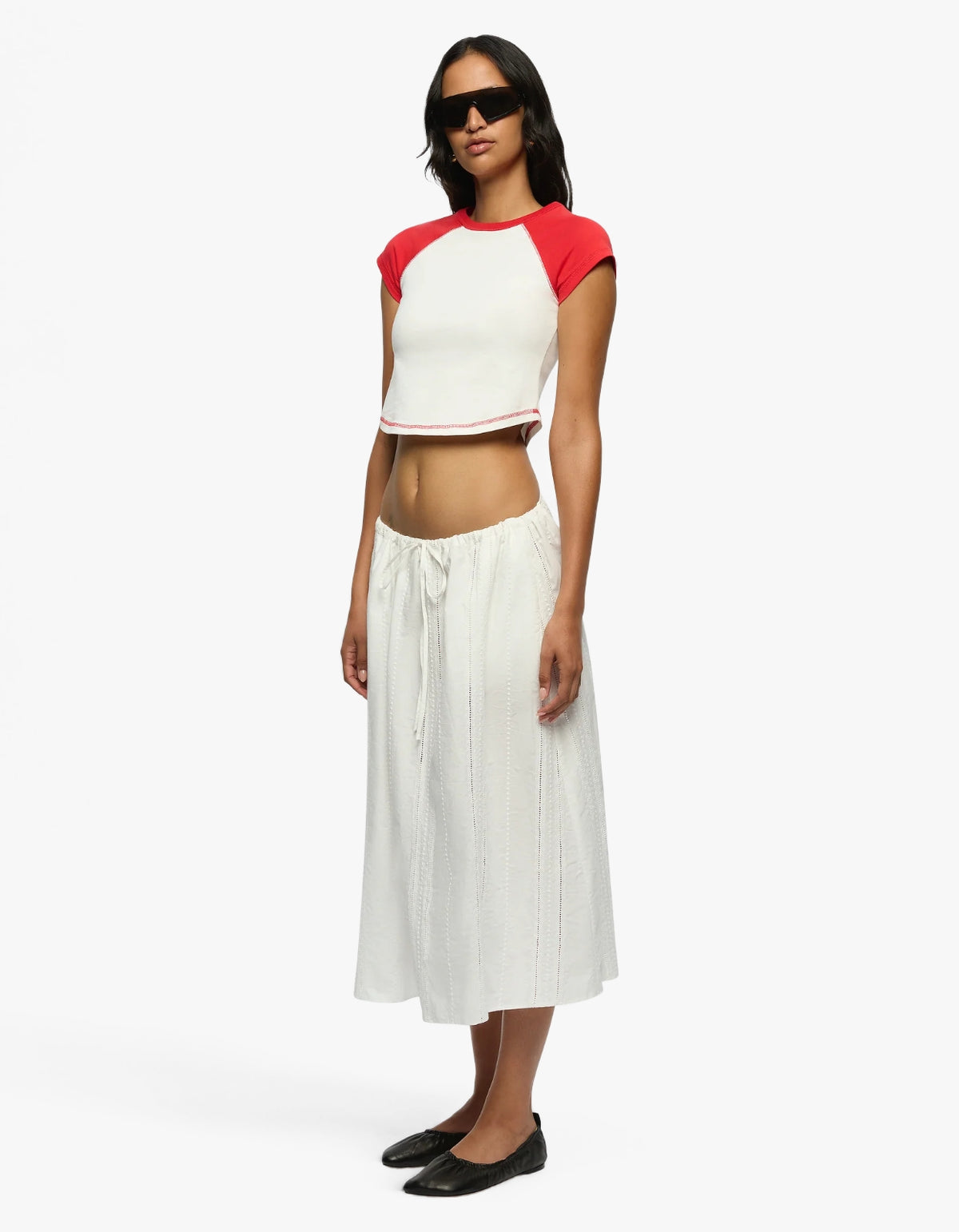Alba Skirt - White