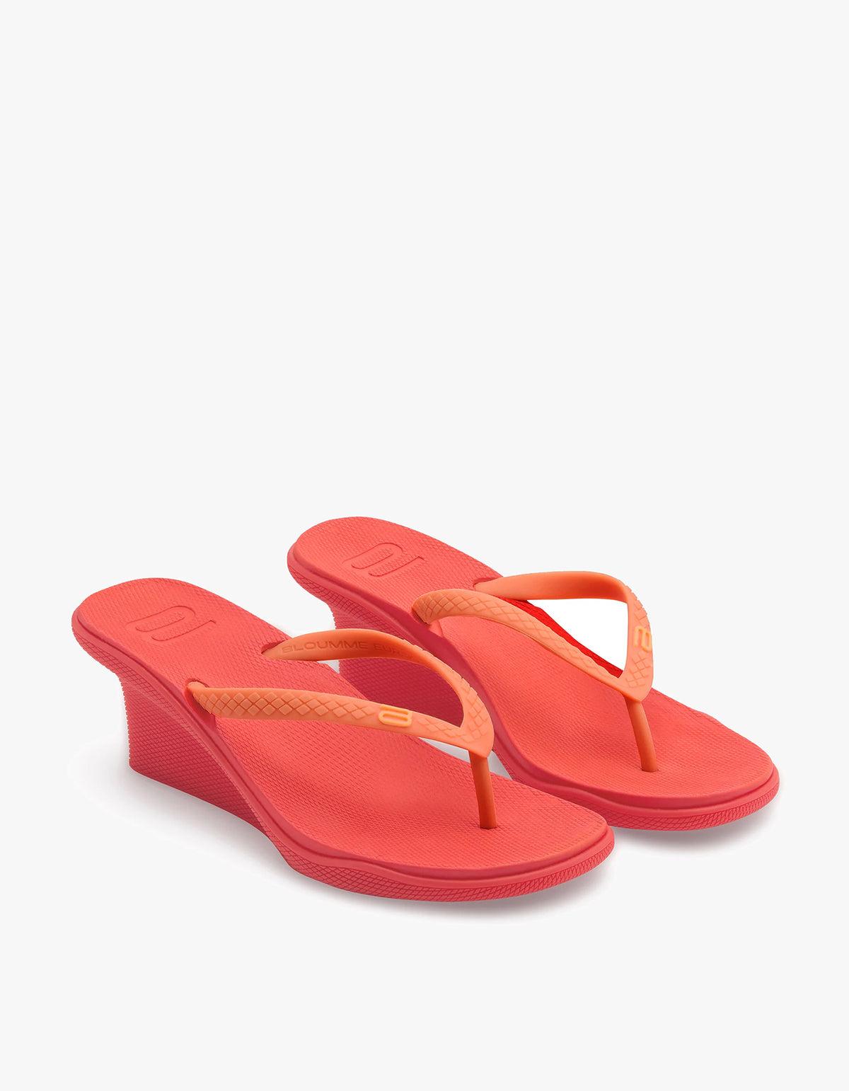 Pilar Wedge Heel - Circuit Red