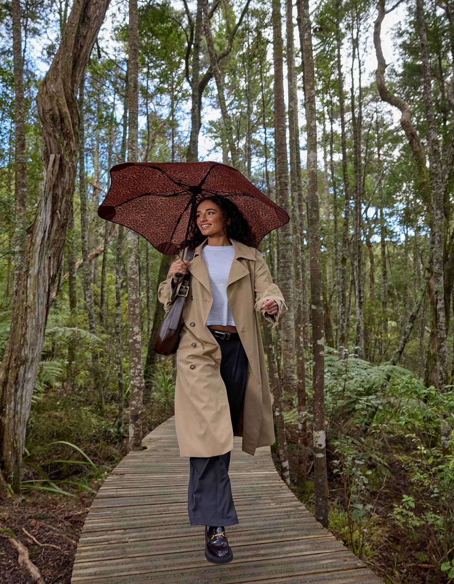 Blunt Metro Umbrella Leopard - Brown