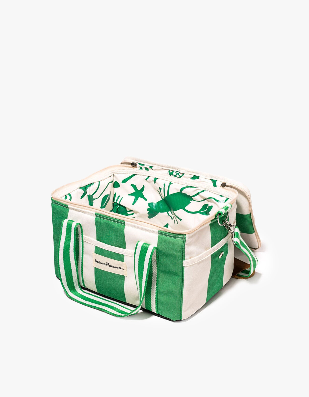 The Premium Cooler Bag - Crew Canyon Green Stripe