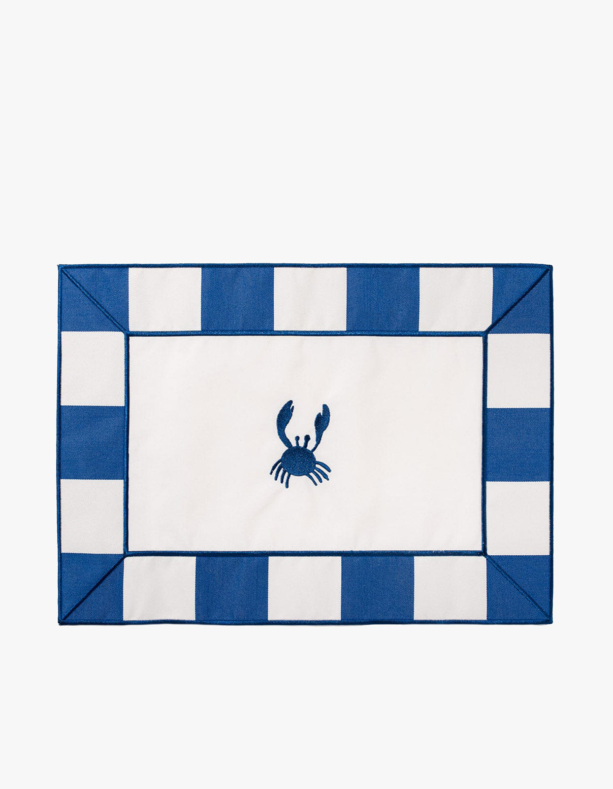 Placemat Set Of 4 - Crew Mediterranean Blue Stripe