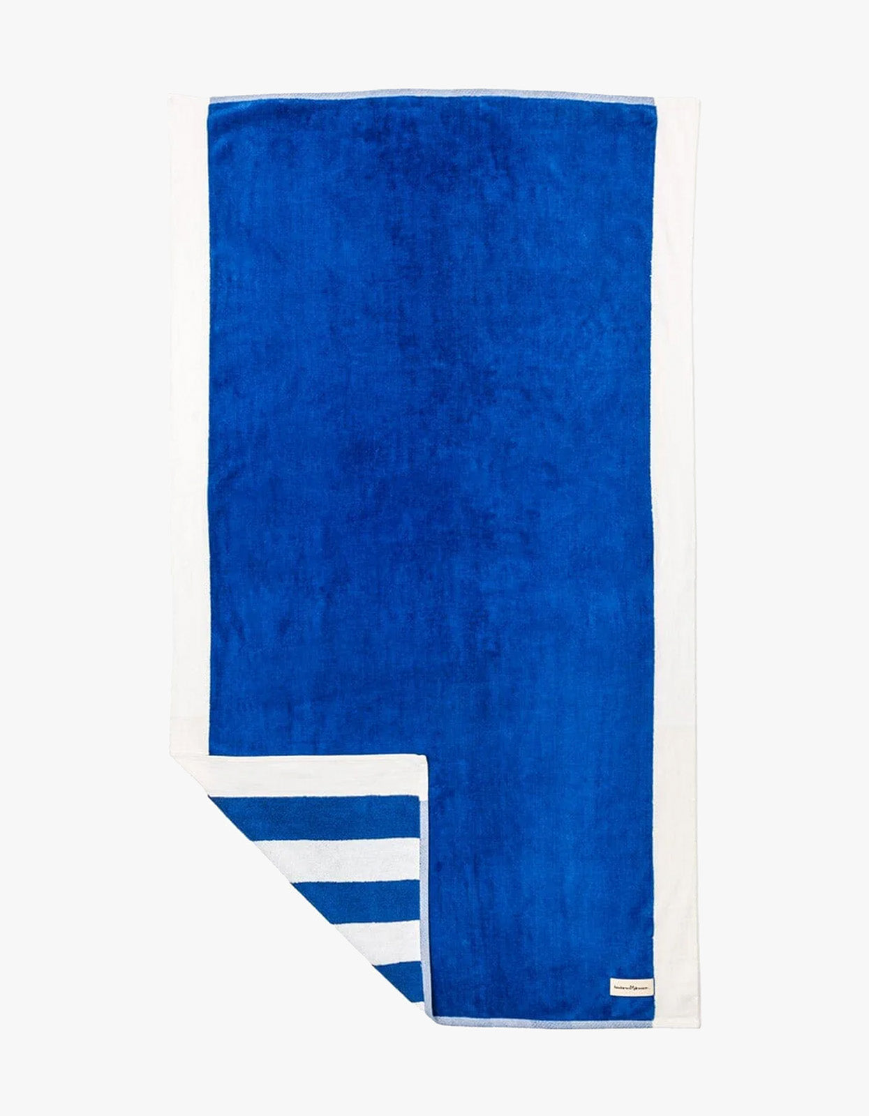 The Beach Towel - Crew Mediterranean Blue Stripe