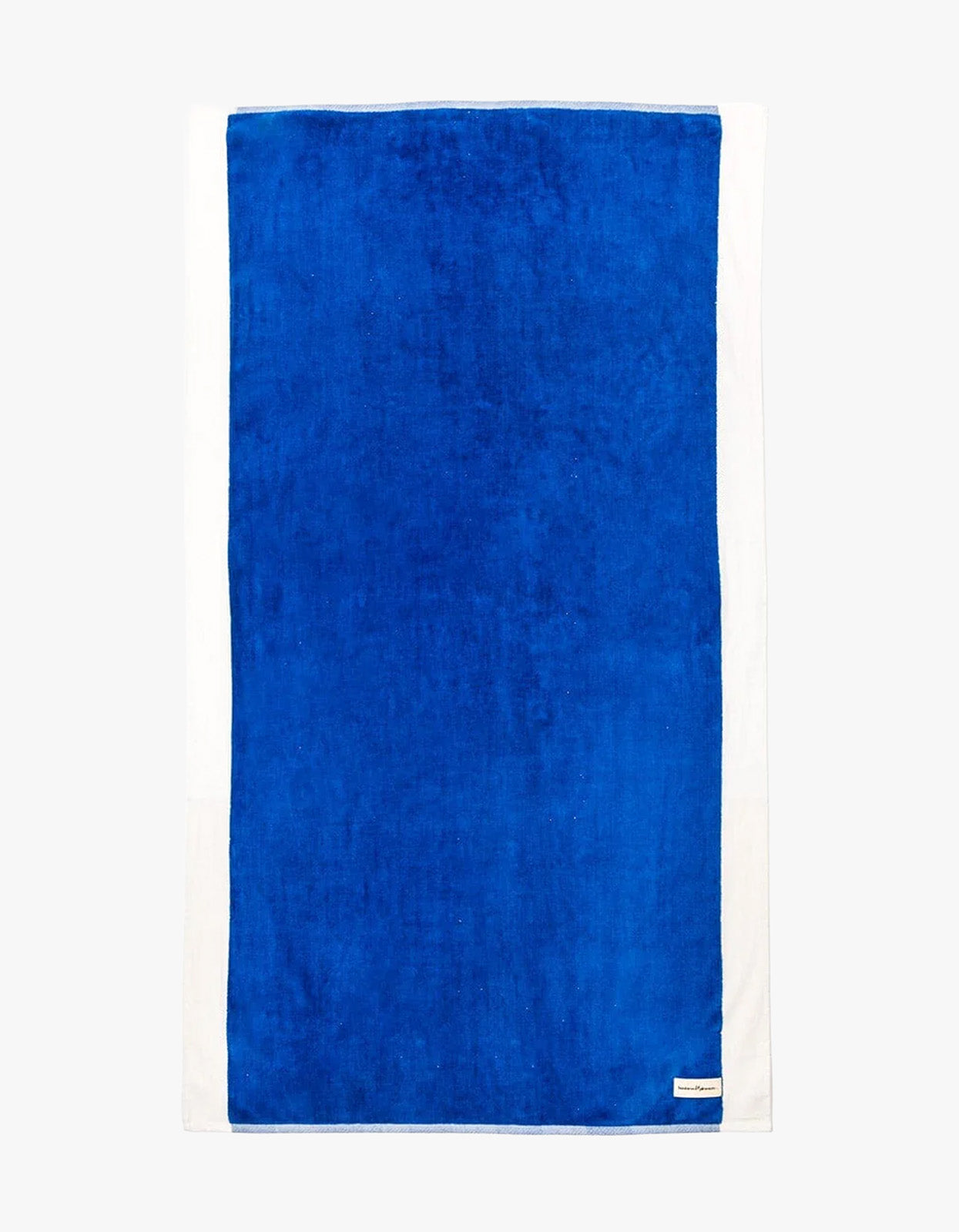 The Beach Towel - Crew Mediterranean Blue Stripe