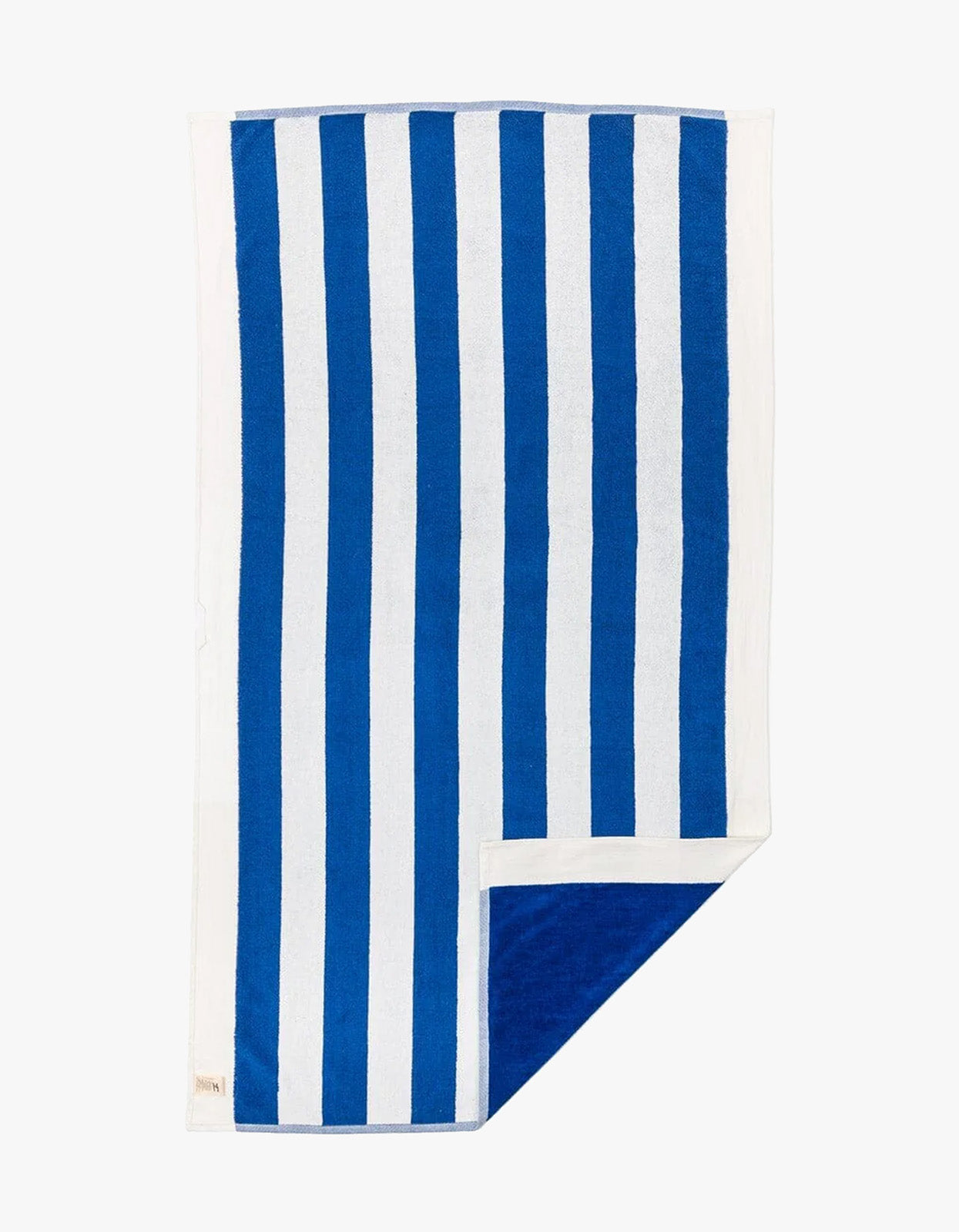 The Beach Towel - Crew Mediterranean Blue Stripe
