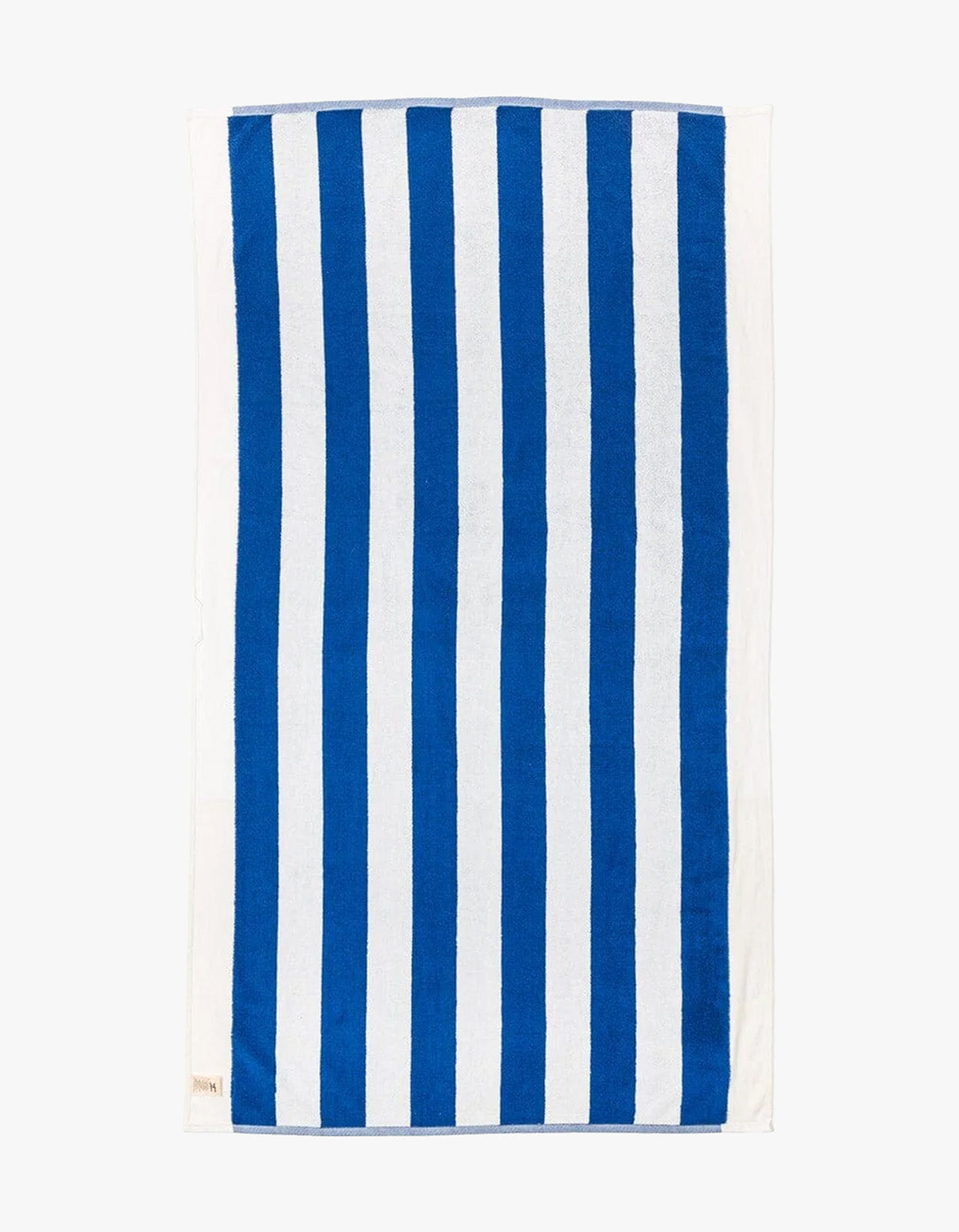 The Beach Towel - Crew Mediterranean Blue Stripe