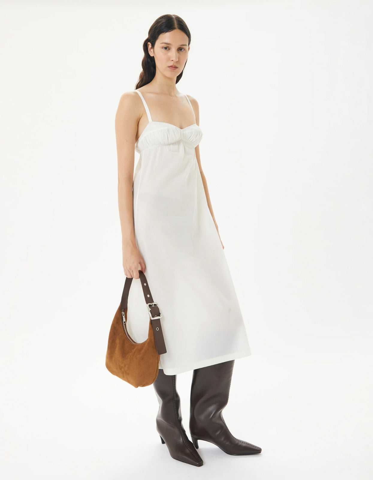 Everyday Croissant Bag - Chestnut