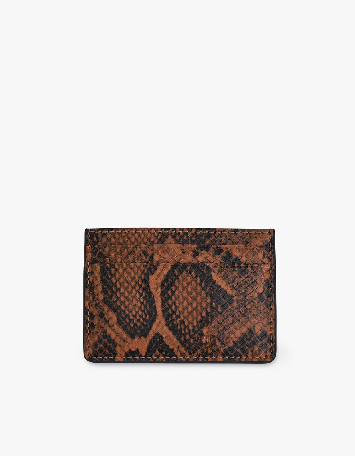 Adie Card Sleeve - Brunette Python