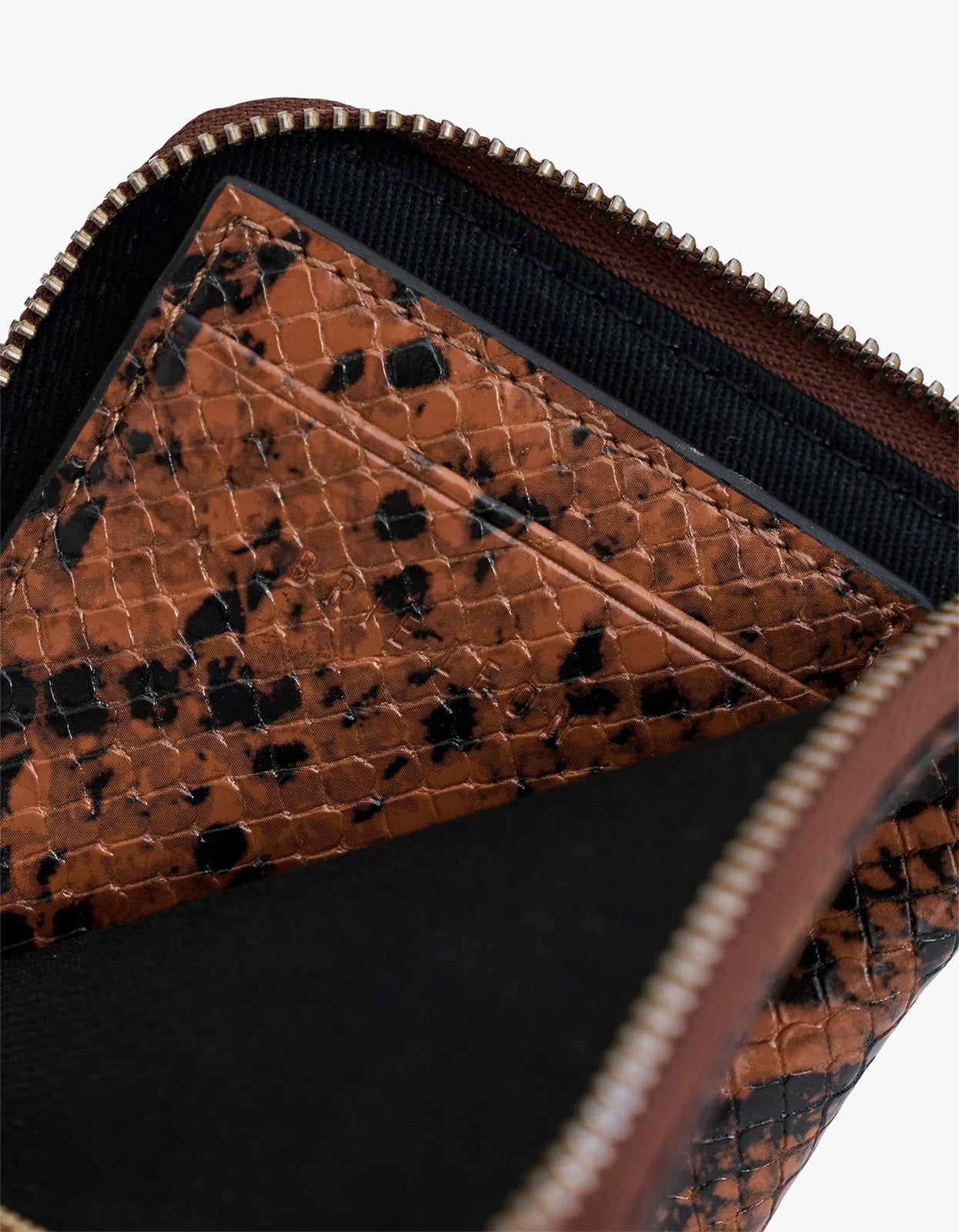 Adie Zip Around Wallet - Brunette Python