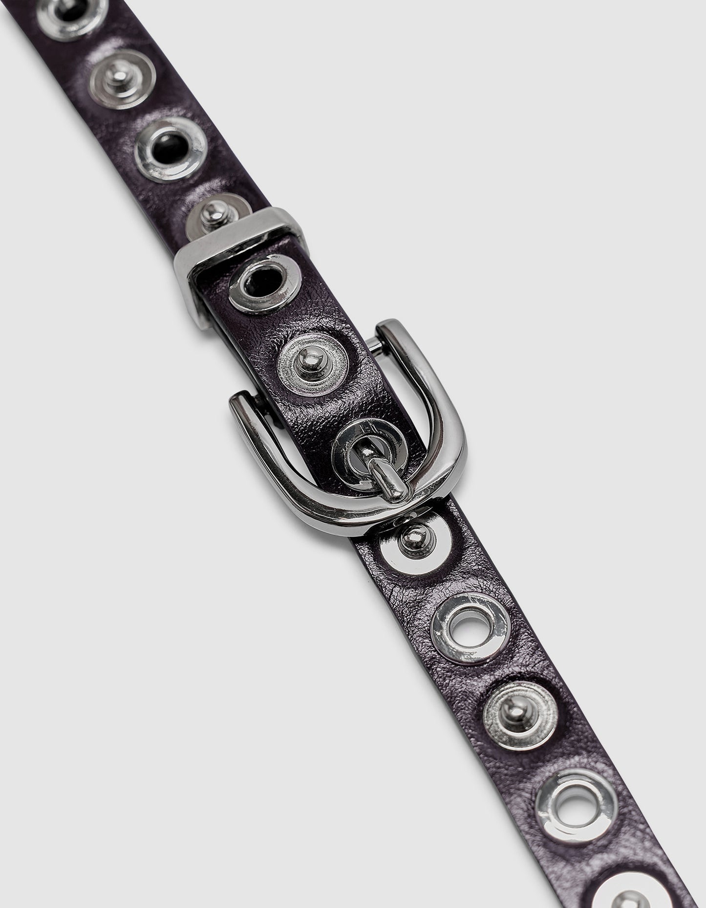 Eyelet Belt - Burnt Coffee