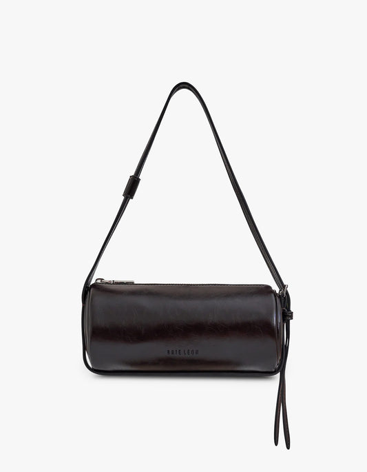 Brooke Mini Barrel Bag - Burnt Coffee