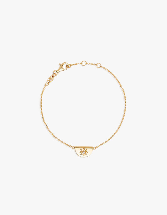 Lotus Bracelet - 18 Gold Vermeil