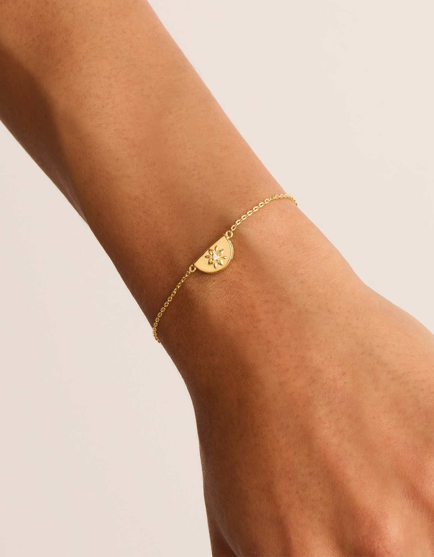 Lotus Bracelet - 18 Gold Vermeil