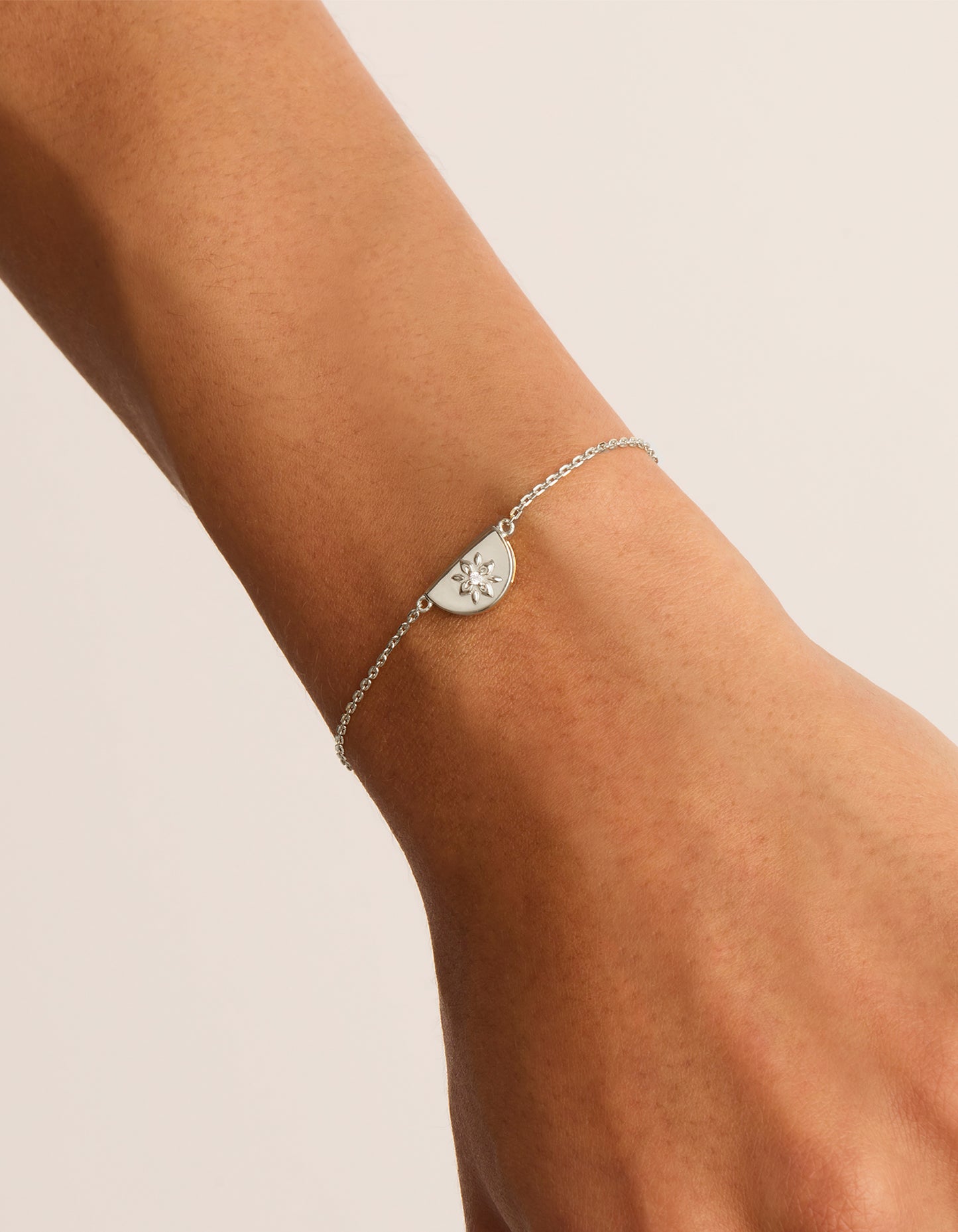 Lotus Bracelet - Sterling Silver