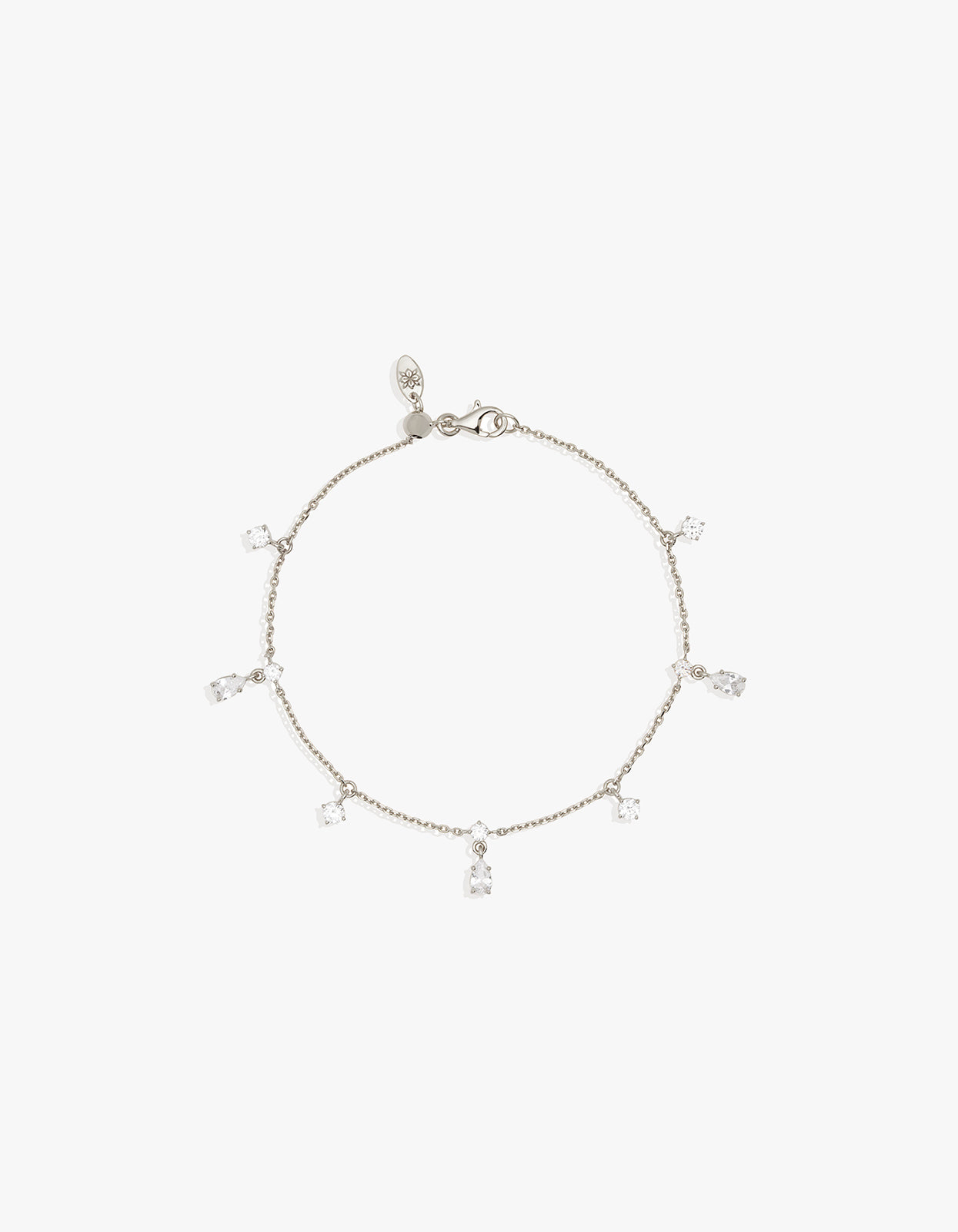 No Rain, No Flowers Bracelet - Sterling Silver