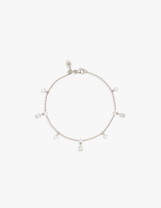 No Rain, No Flowers Bracelet - Sterling Silver