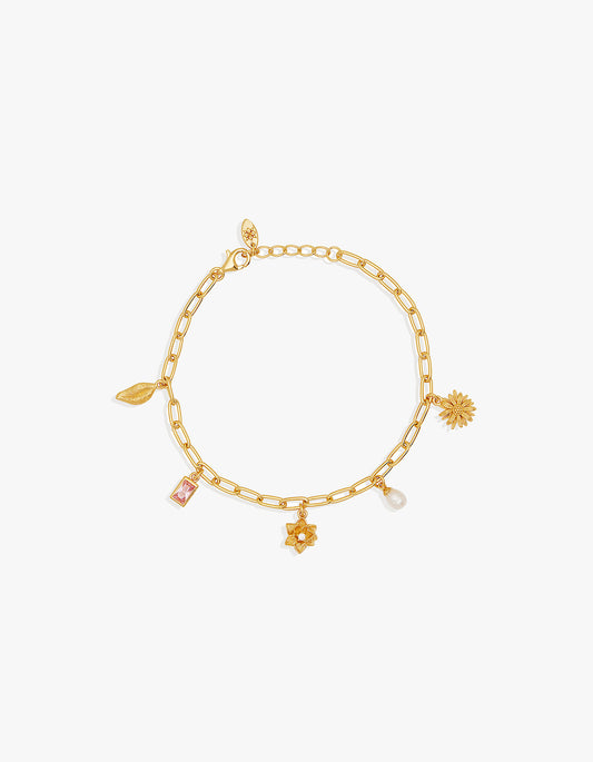 Bloom With Grace Bracelet - 18K Gold Vermeil