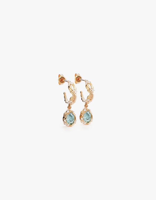 Deep Dive Hoops - 18K Gold Plated