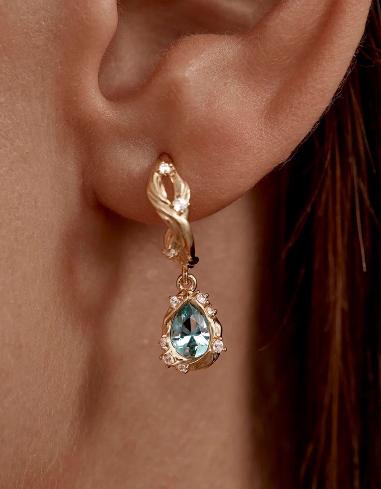 Deep Dive Hoops - 18K Gold Plated