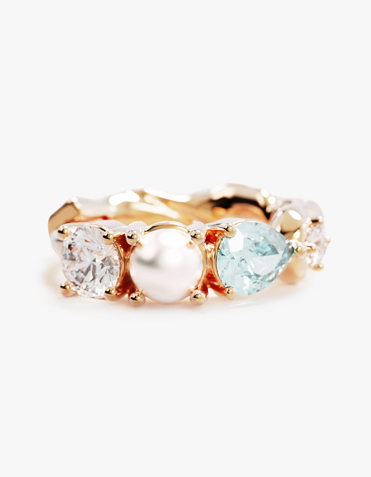 Breathe In Stillness Hoops - 18K Gold Vermeil