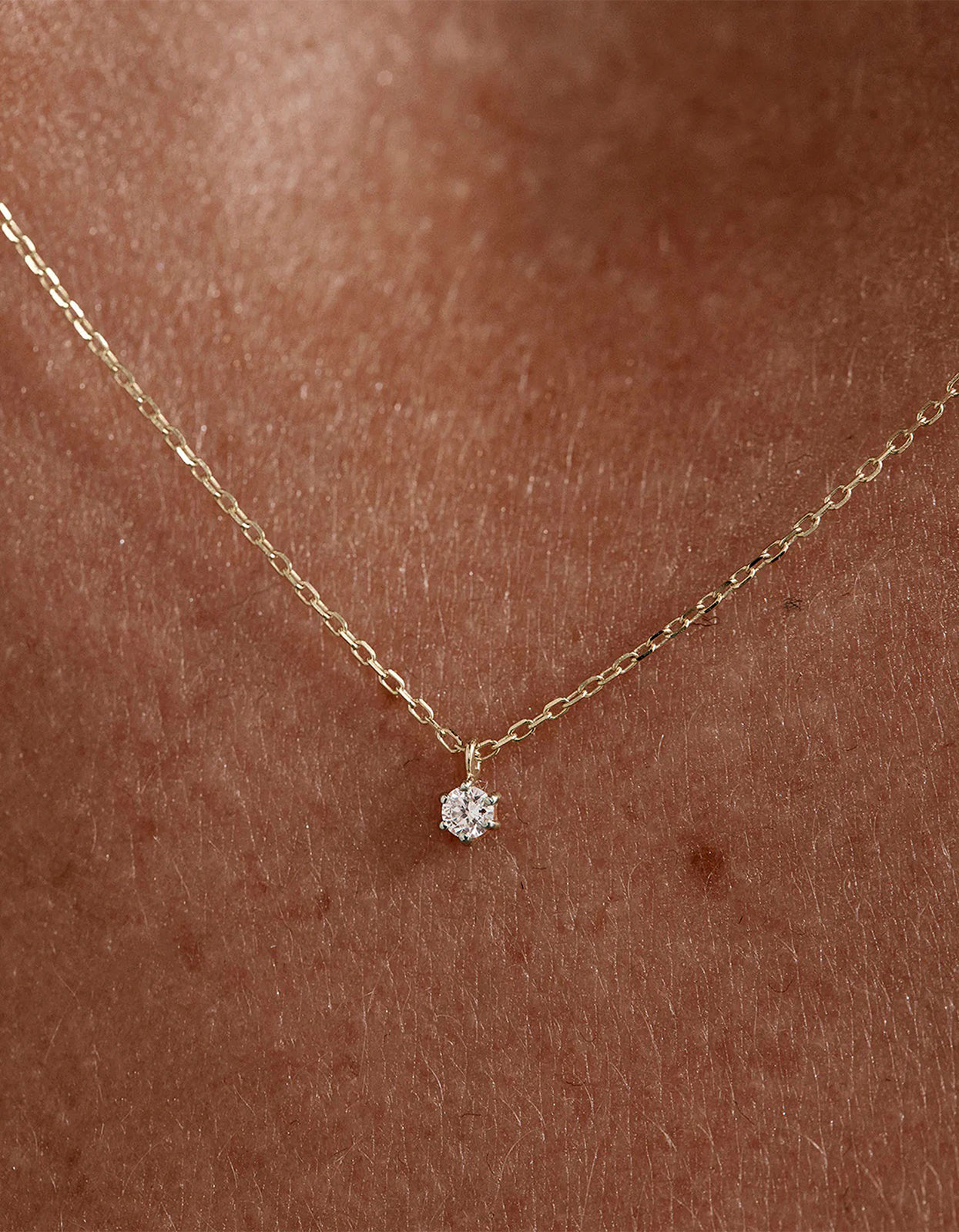 Sweet Drop Diamond Necklace - 14K Gold