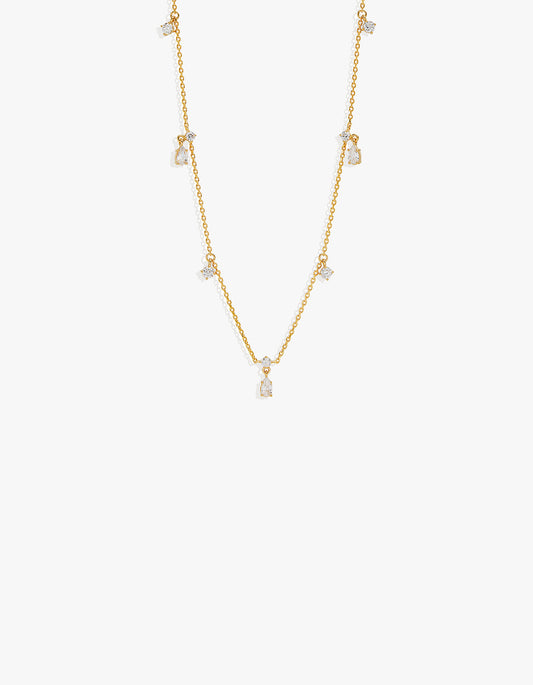 No Rain, No Flowers Choker - 18K Gold Vermeil