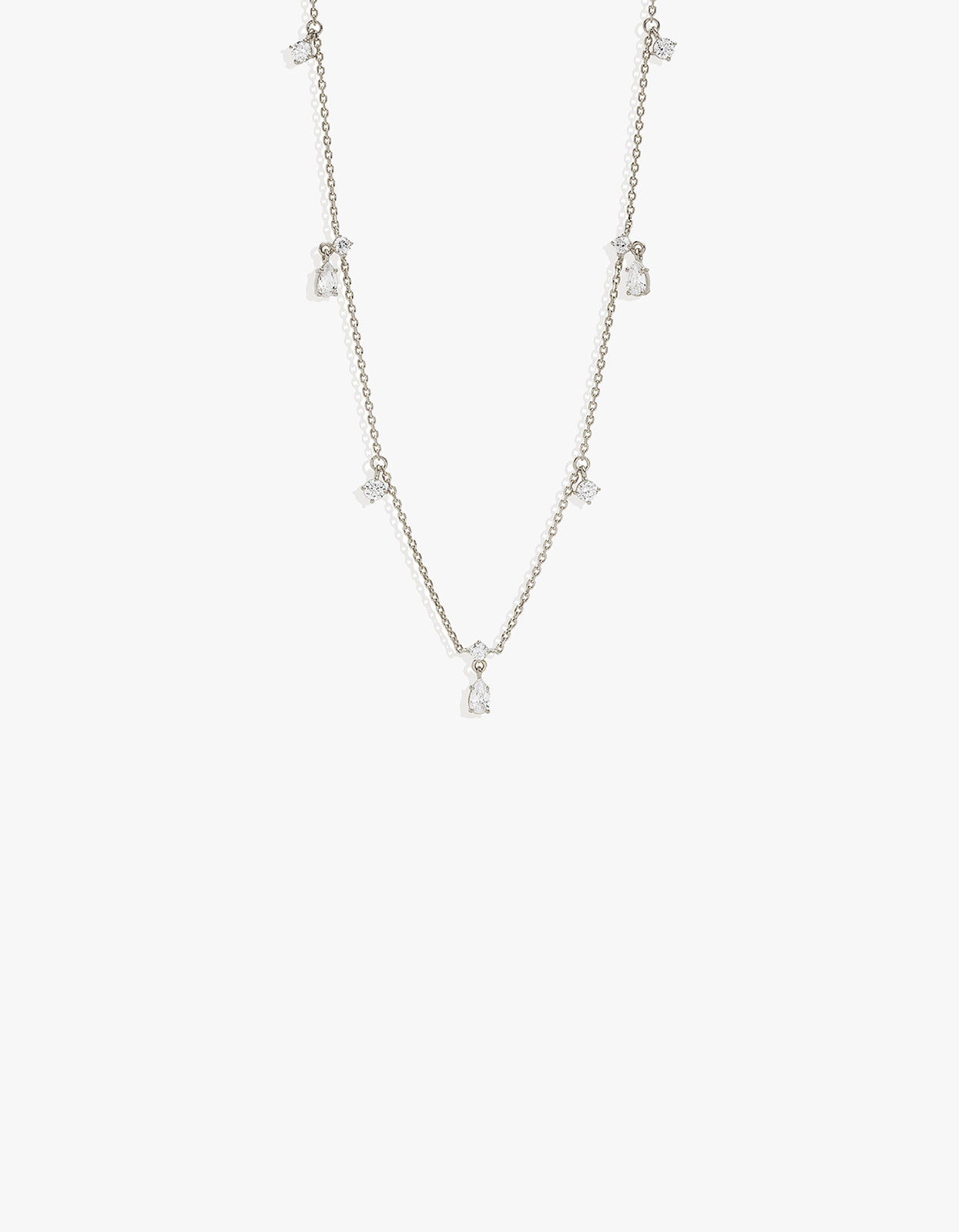 No Rain, No Flowers Choker - Sterling Silver