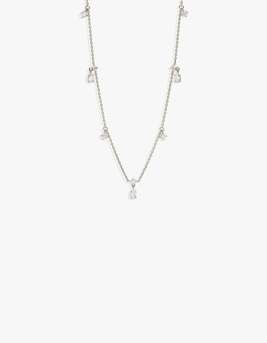 No Rain, No Flowers Choker - Sterling Silver