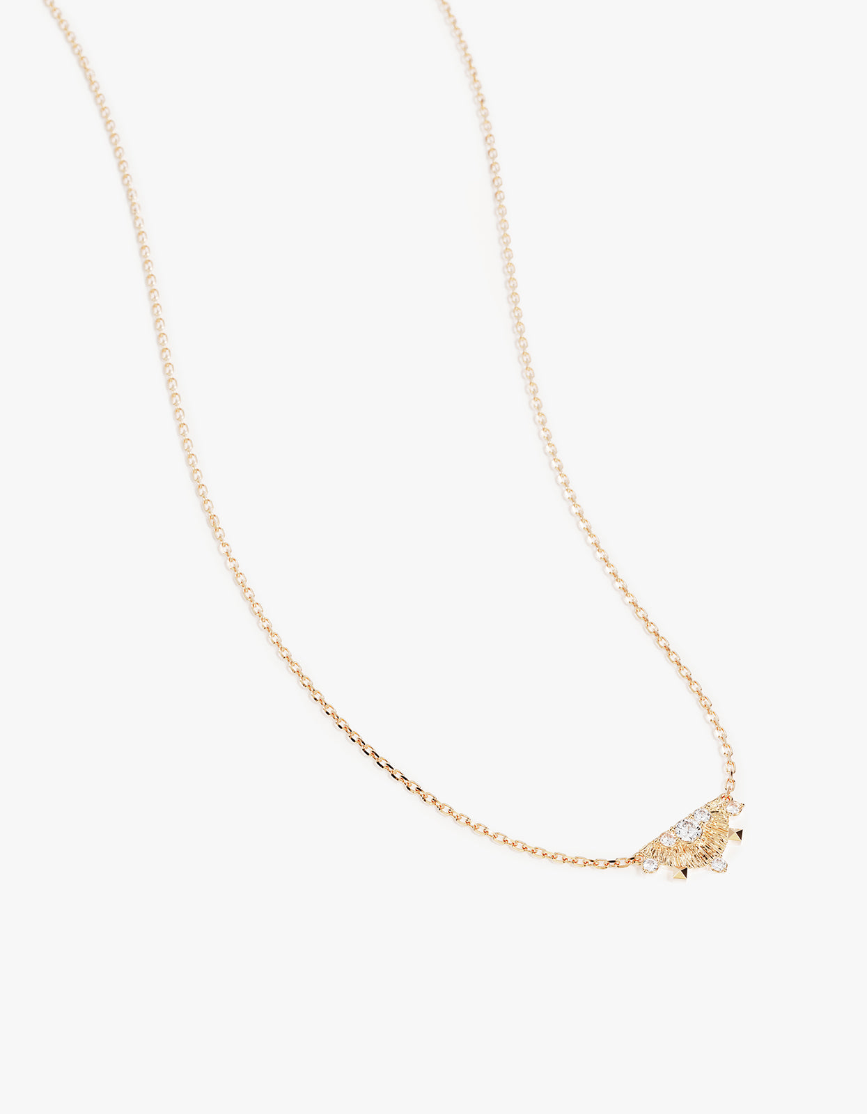 Lotus Rain Necklace - 18K Gold Vermeil