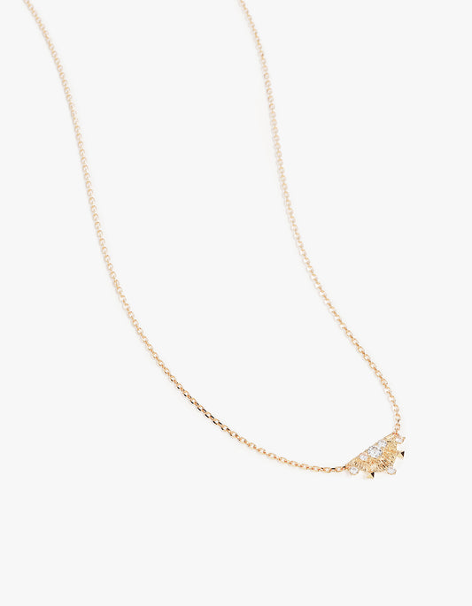 Lotus Rain Necklace - 18K Gold Vermeil