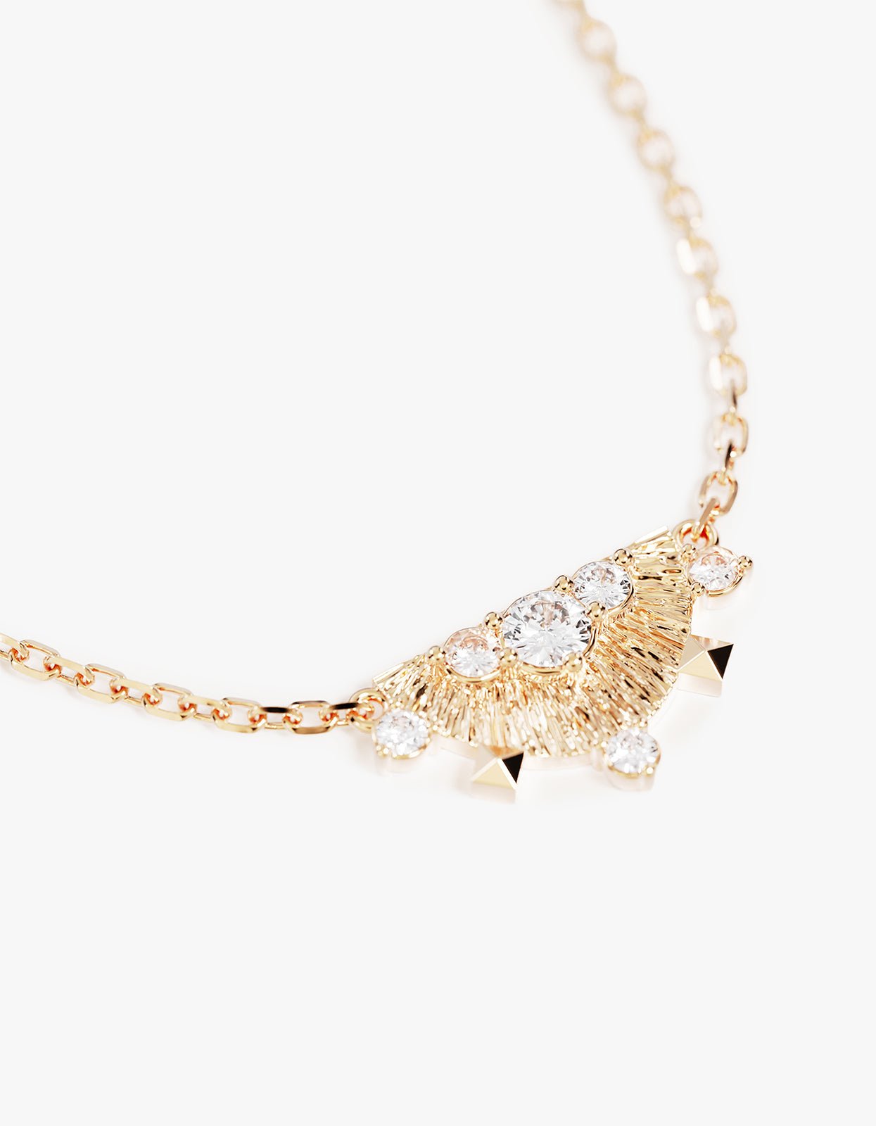 Lotus Rain Necklace - 18K Gold Vermeil