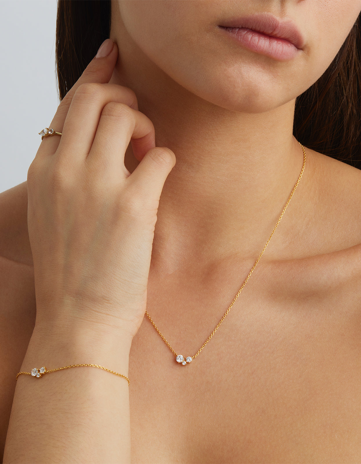 Whispers Of Love Necklace - 18K Gold Vermeil