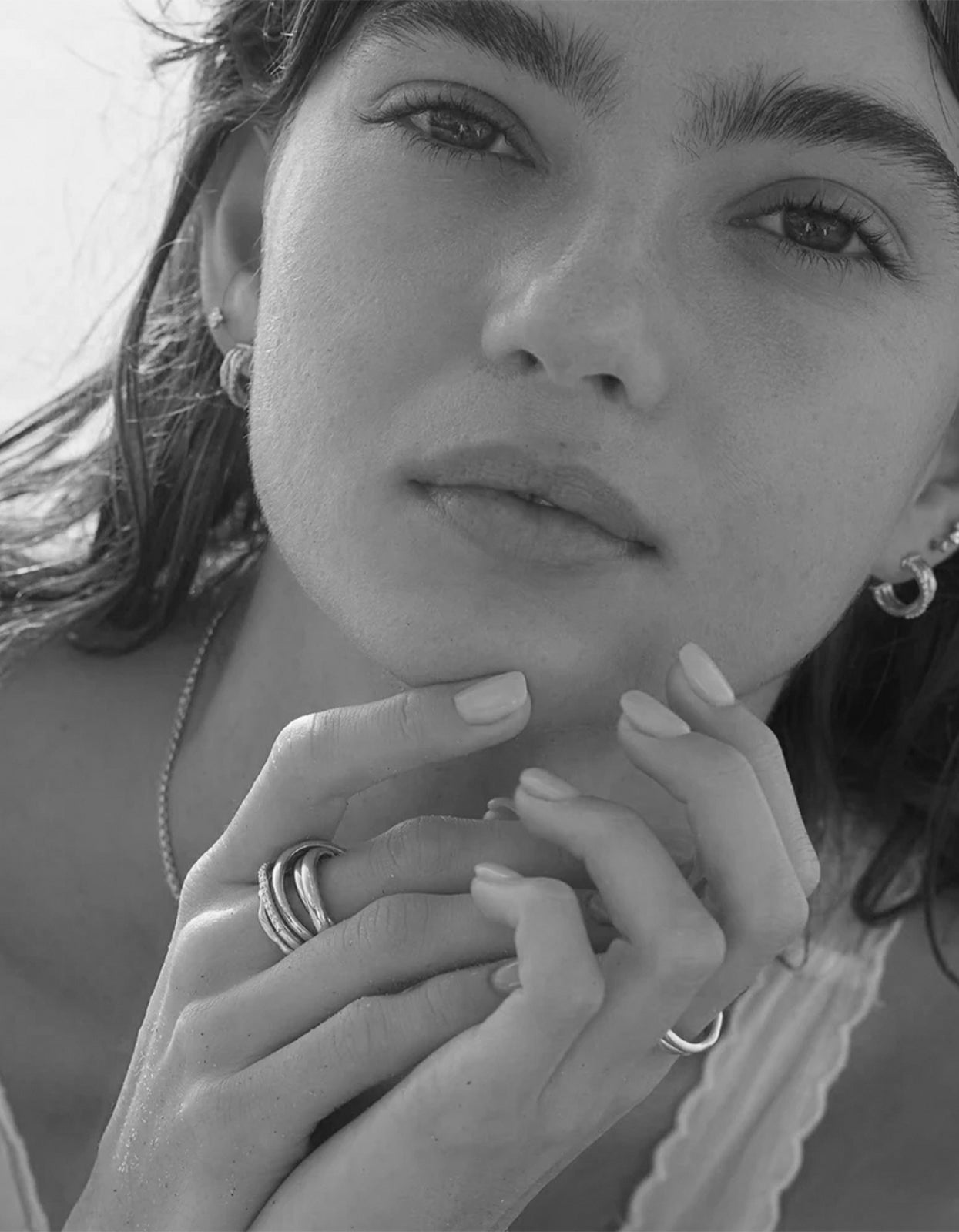 Entwined Hearts Ring - Sterling Silver