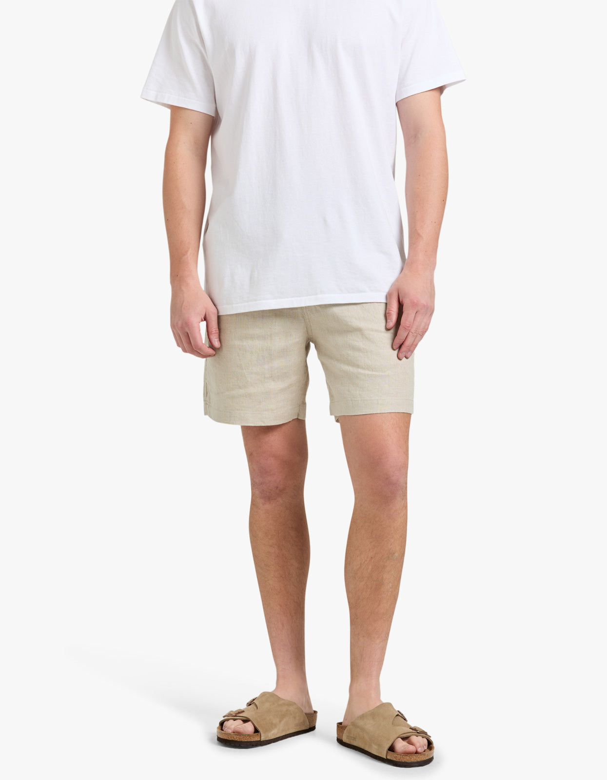 Riviera Linen Short - Oatmeal