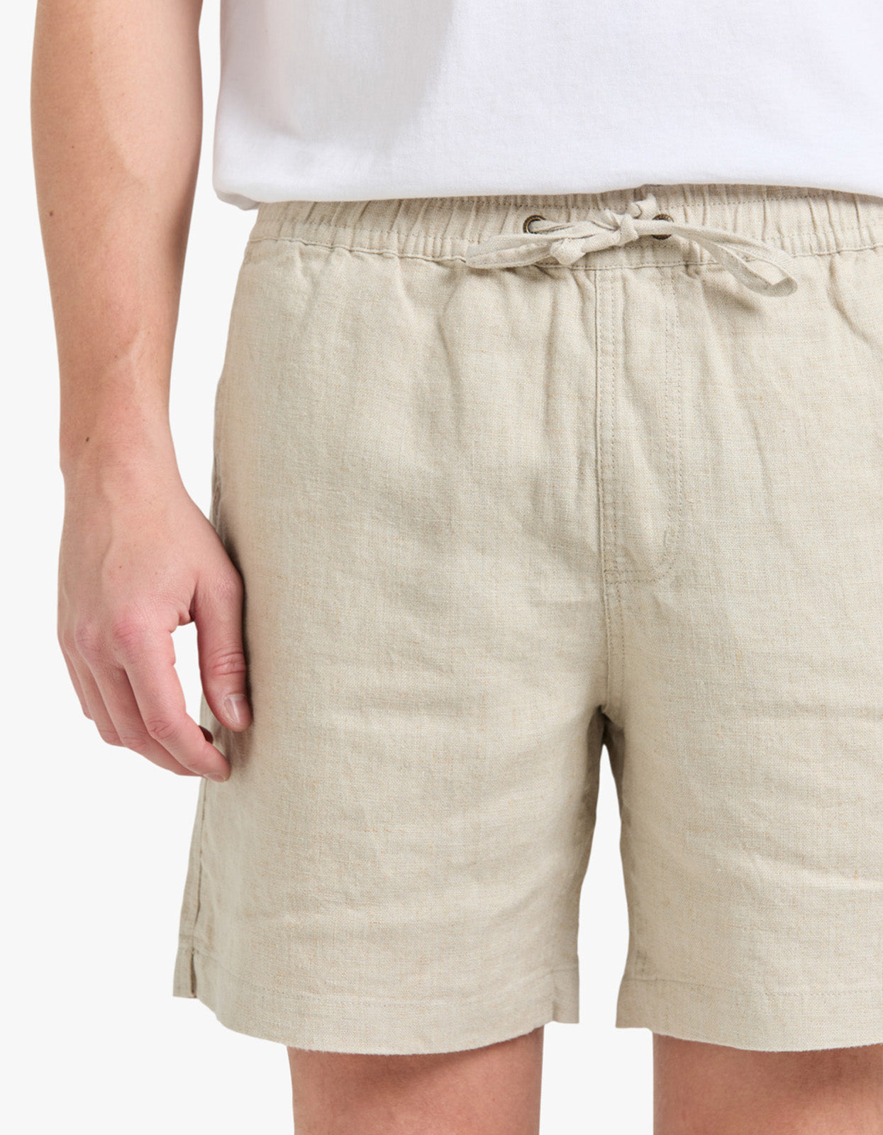 Riviera Linen Short - Oatmeal